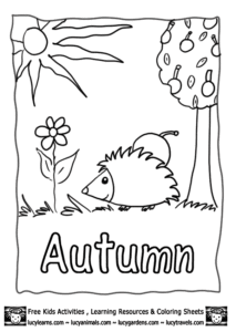 coloriage d'automne à imprimer gratuitement de la catégorie coloriage automne