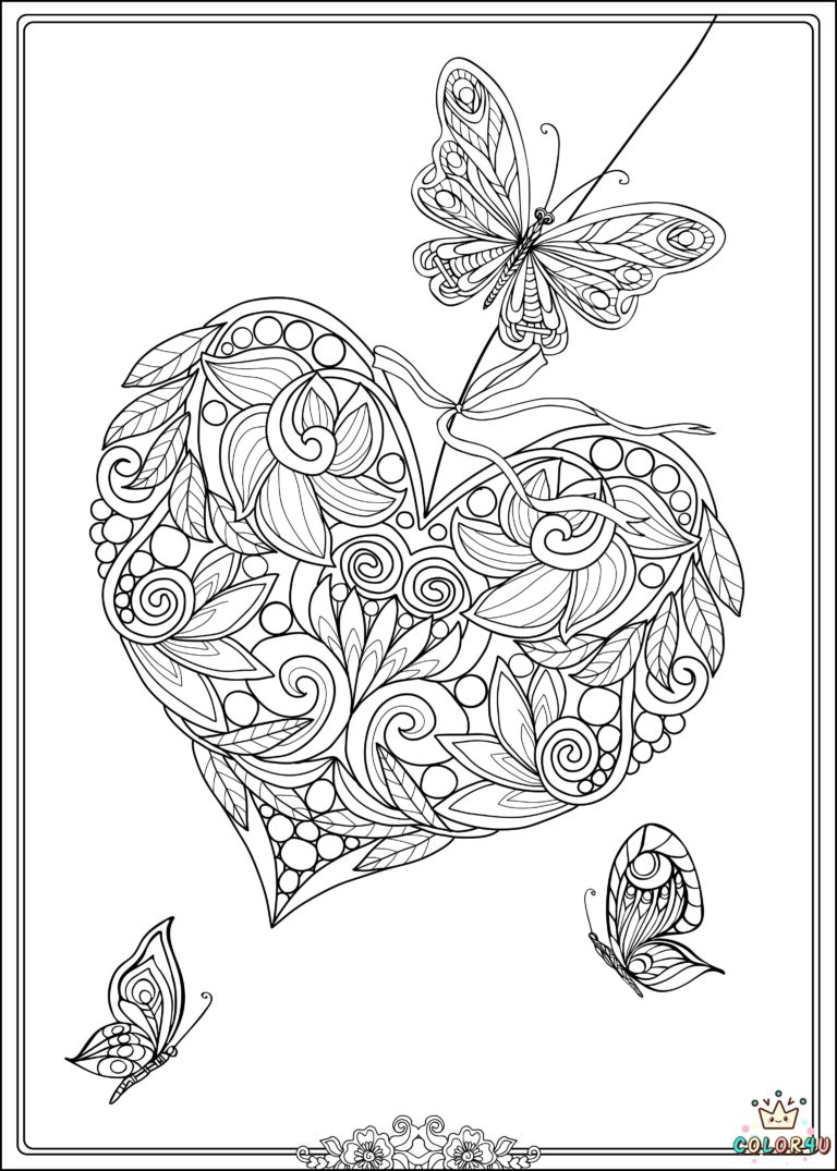 coloriage coeur  coloriage de coeur je t'aime maman a imprimer