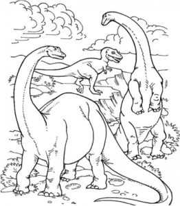 coloriage dinosaure gratuit en ligne de la catégorie coloriage dinosaure