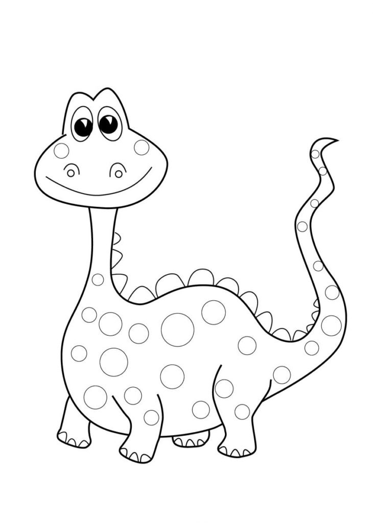 coloriage dinosaure  coloriage dinosaure gratuit facile