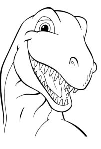 coloriage dinosaure gratuit à imprimer de la catégorie coloriage dinosaure