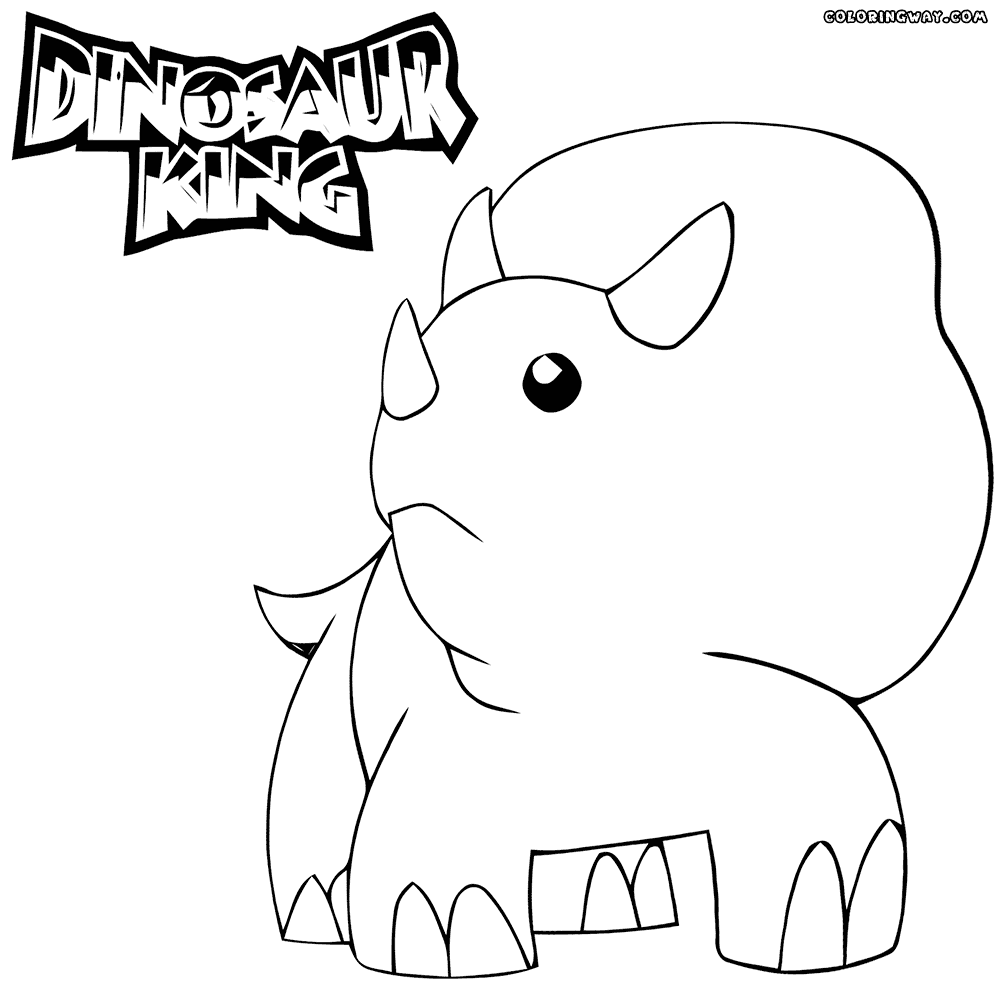 coloriage dinosaure  coloriage dinosaure king à imprimer