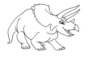 coloriage dinosaure triceratops de la catégorie coloriage dinosaure