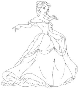 coloriage princesse walt disney en ligne gratuit de la catégorie coloriage disney