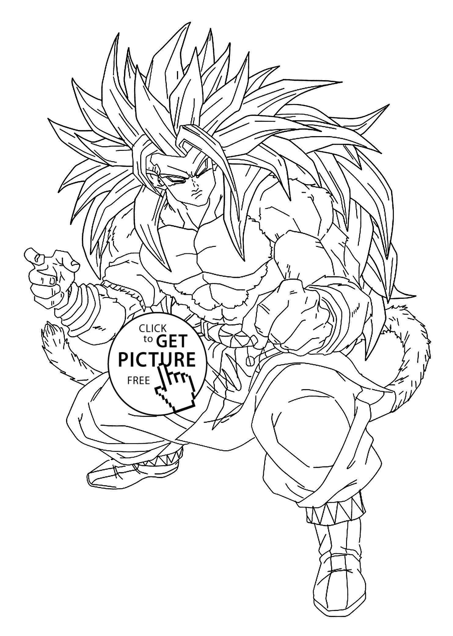 Coloriage Dragon Ball Z Goku Black 123Dessins Source 1 Des Dessins 