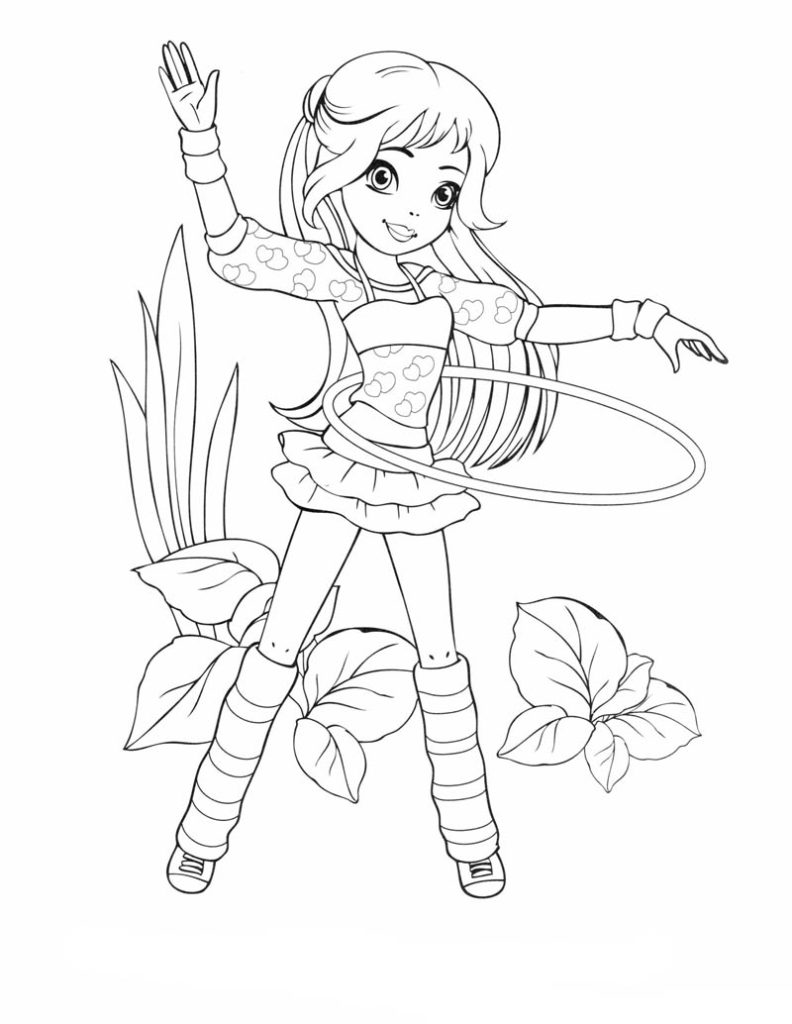 coloriage fille  coloriage fille 9 10 ans