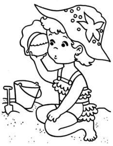 coloriage fille 4 ans en ligne de la catégorie coloriage fille