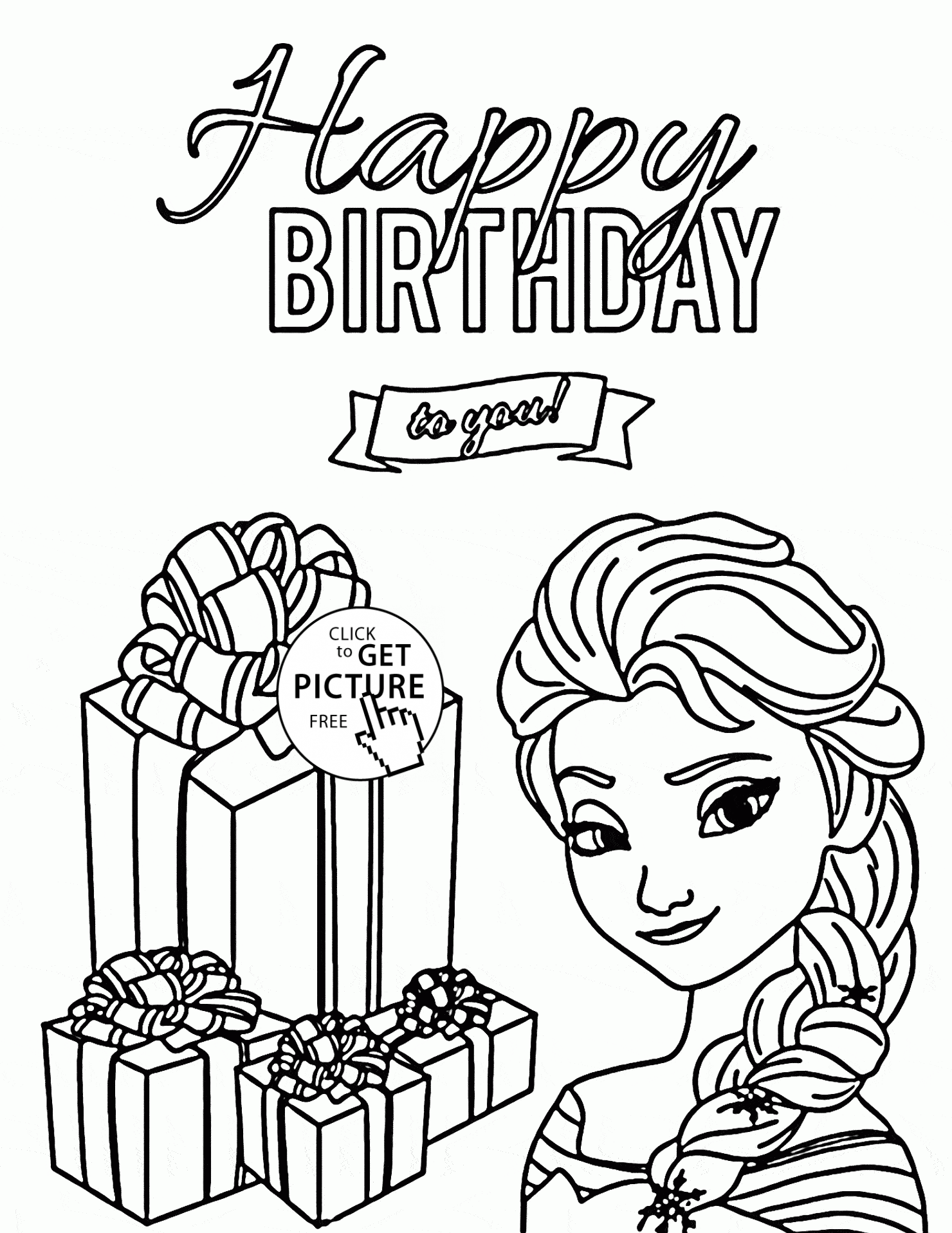 coloriage fille  coloriage anniversaire fille 6 ans