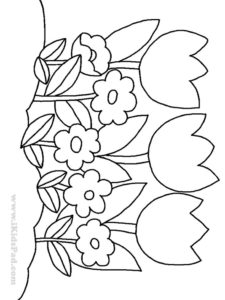 coloriage gratuit fleur maternelle de la catégorie coloriage fleur