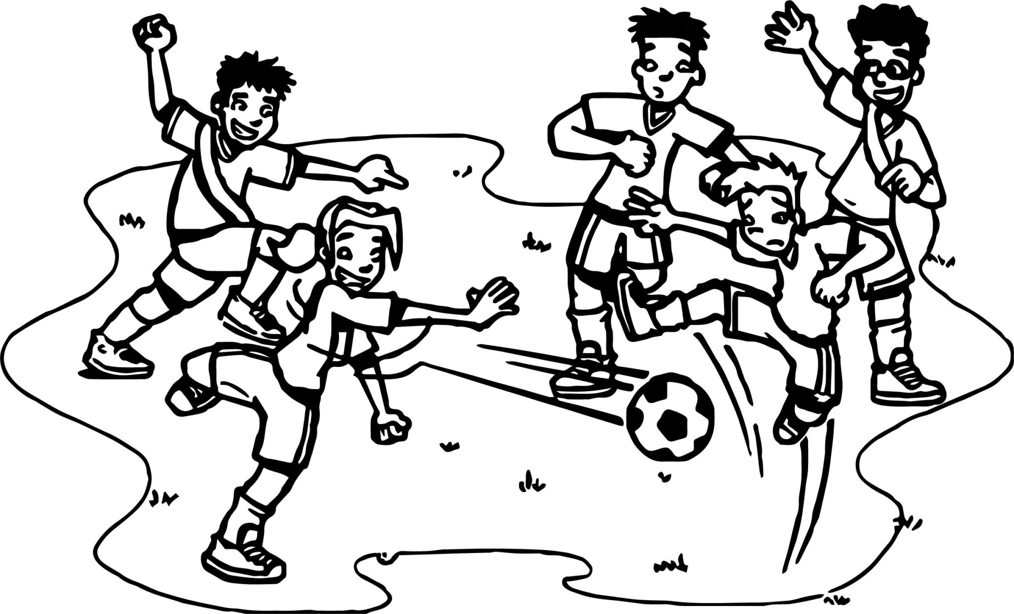 coloriage foot de rue – 123Dessins | Source #1 des Dessins coloriage