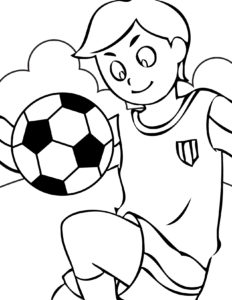 coloriage football à imprimer de la catégorie coloriage foot
