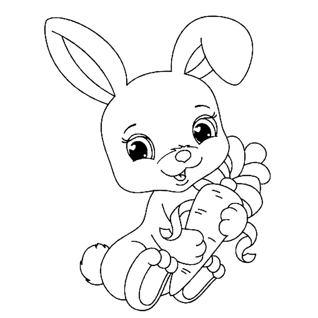 Bunny Coloring Pages To Print