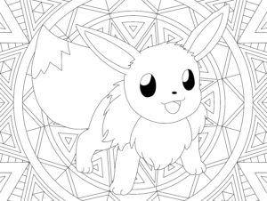 coloriage mandala pokemon pikachu de la catégorie coloriage mandala