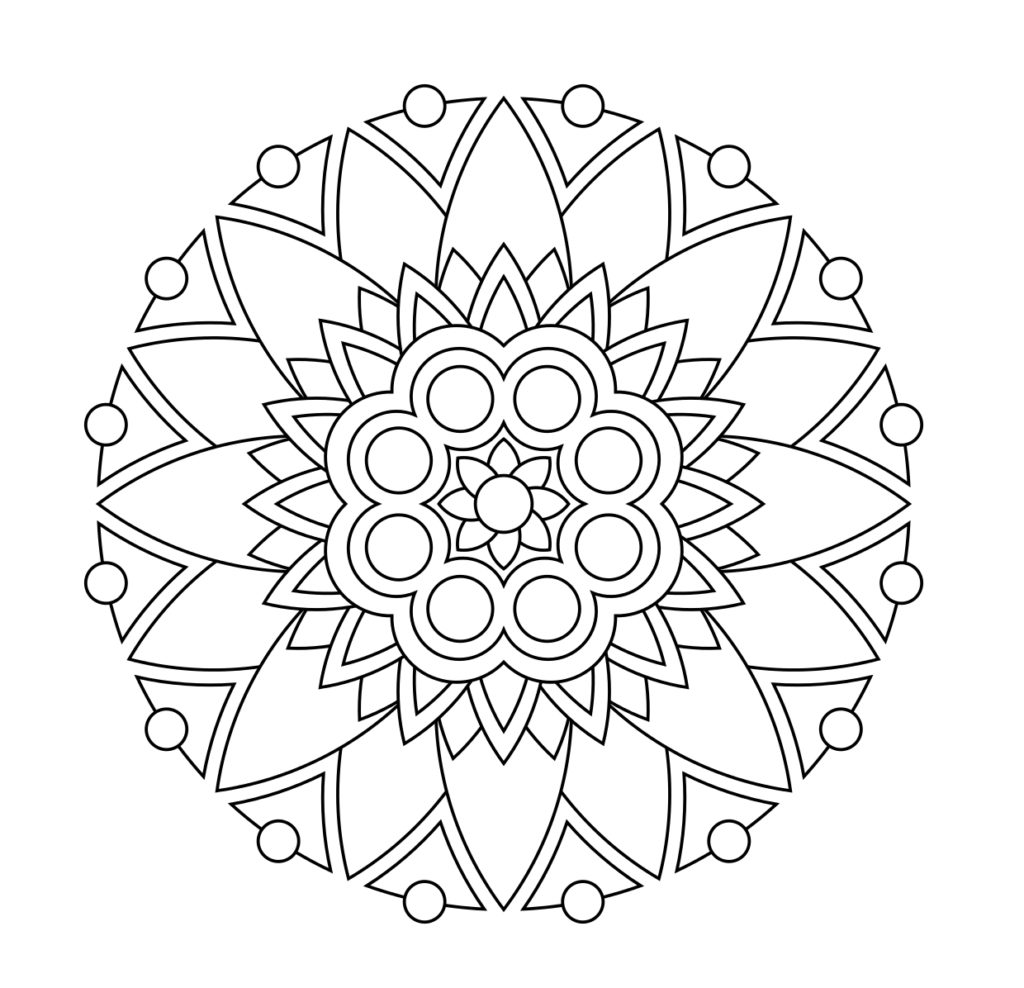 Coloriage Mandala Facile Gratuit Imprimer 123Dessins Source 1 Coloriage Mandala Facile Gratuit Imprimer 123Dessins Source 1