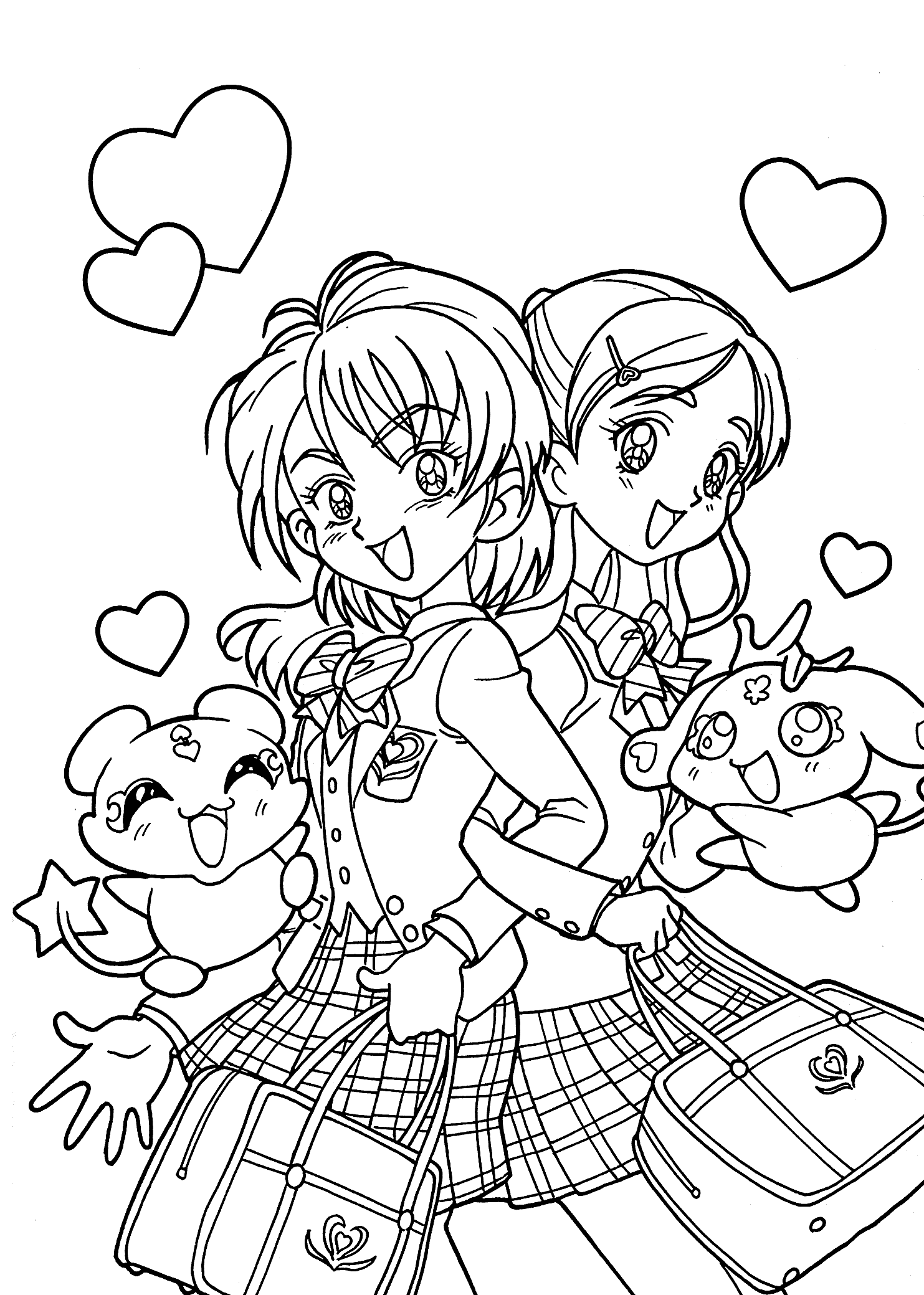 coloriage manga  coloriage manga