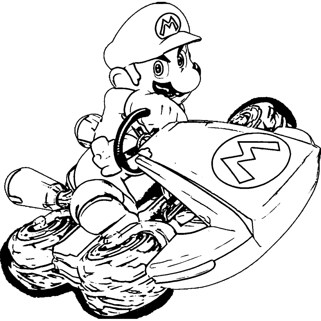 coloriage mario gratuits à imprimer (Coloriages, Dessins et PDF)  Page