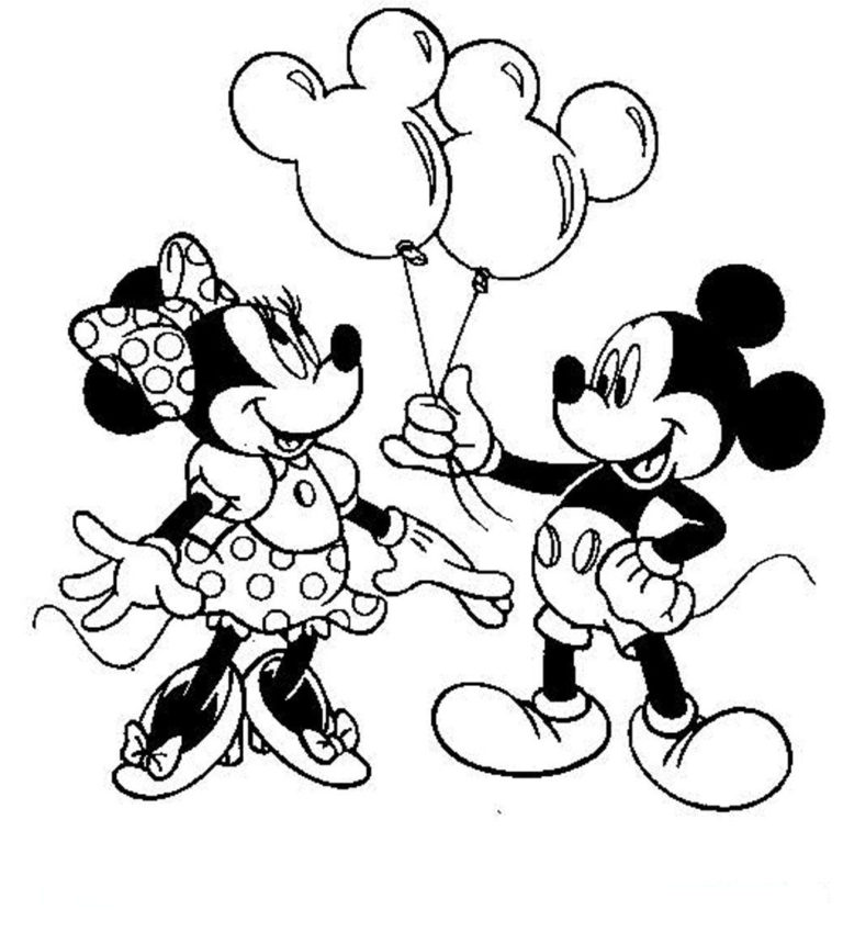 coloriage mickey et minnie bebe – 123Dessins | Source #1 des Dessins