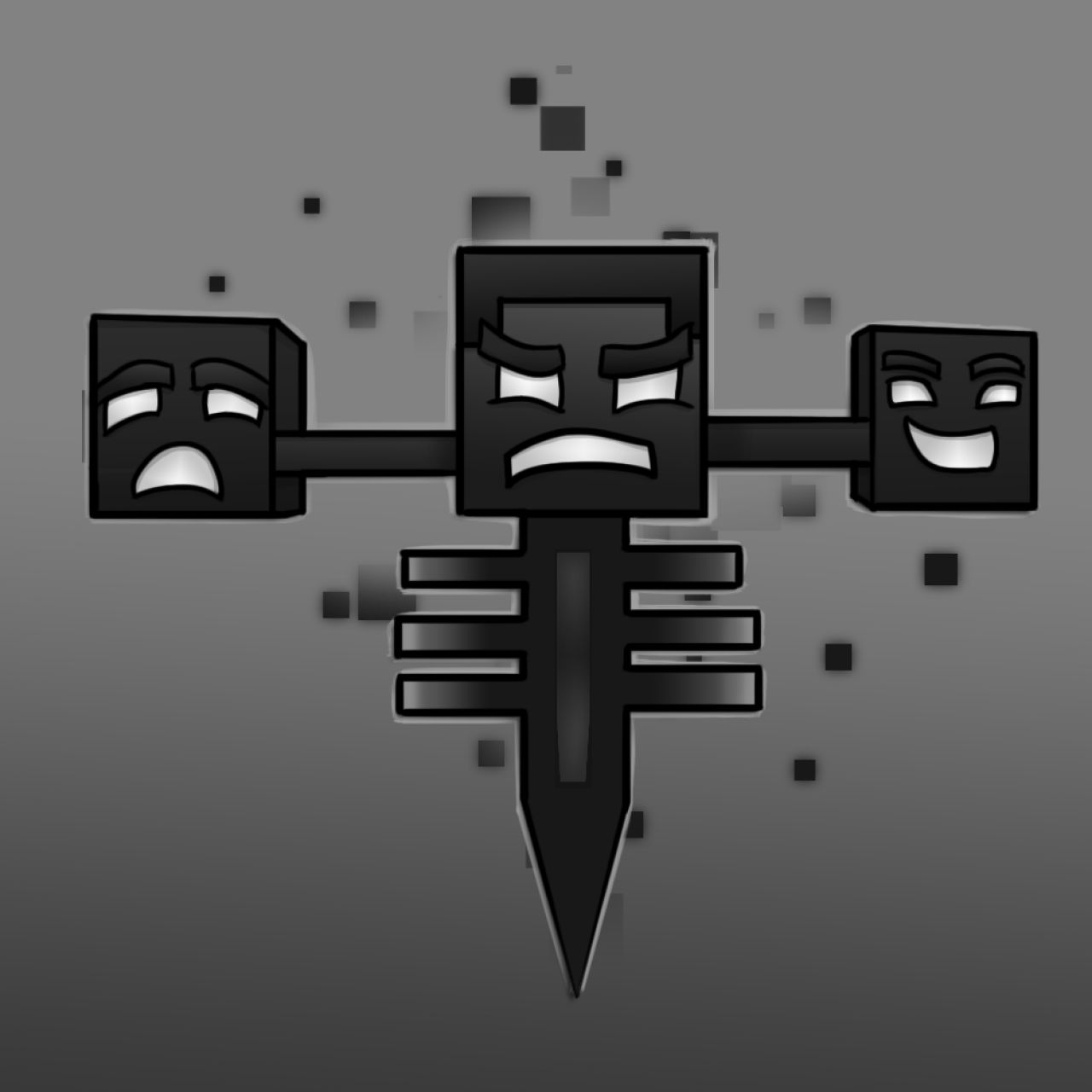 Minecraft Wither Storm Coloring Pages : Pixel Schwert Cool2bkids ...