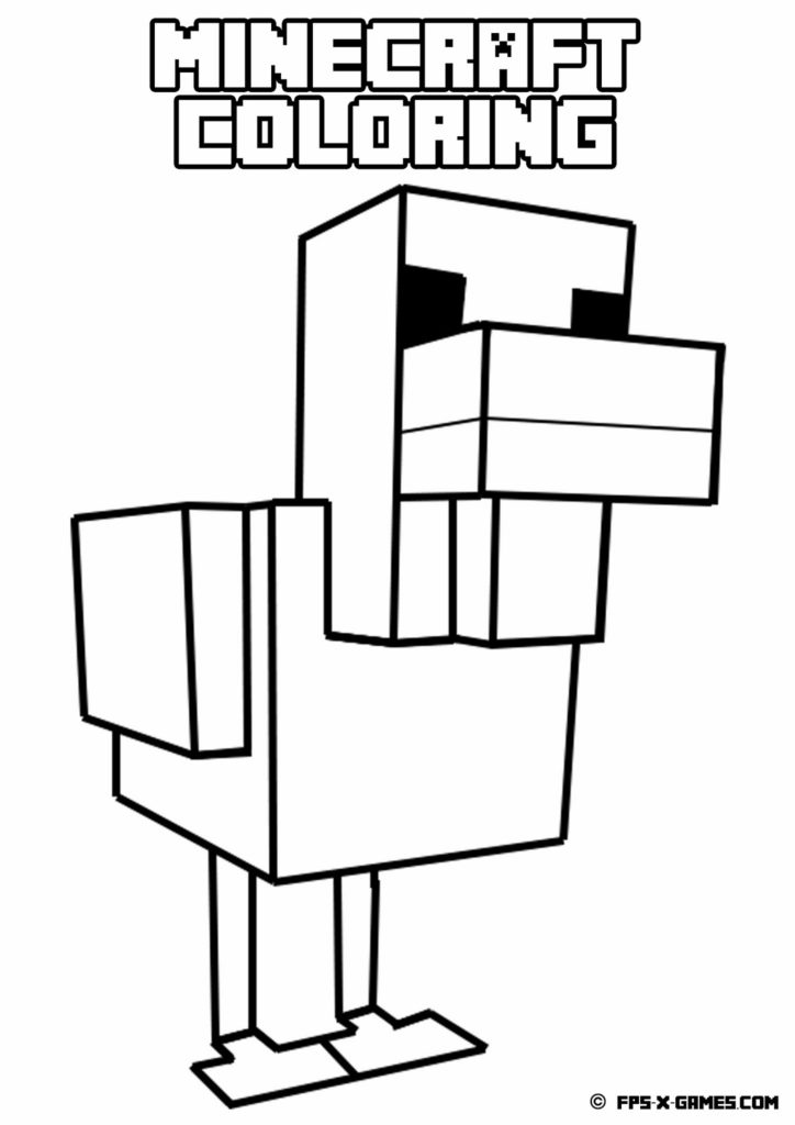 coloriage minecraft  coloriage minecraft