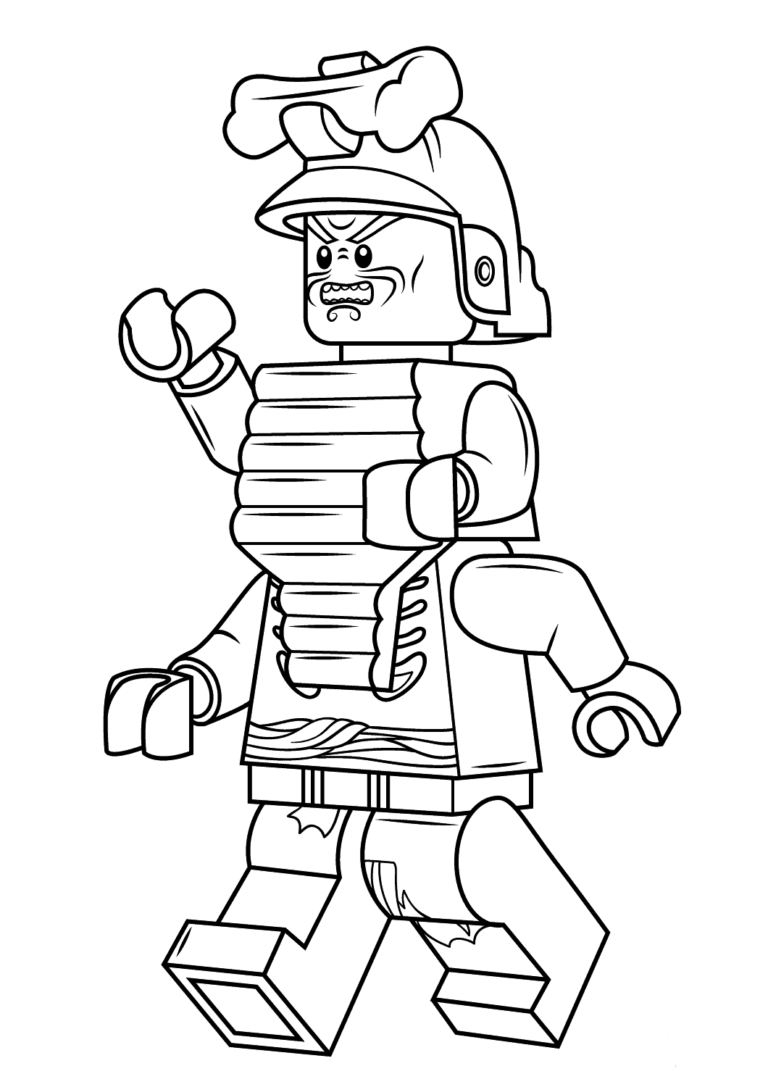 coloriage ninjago  coloriage ninjago lord garmadon