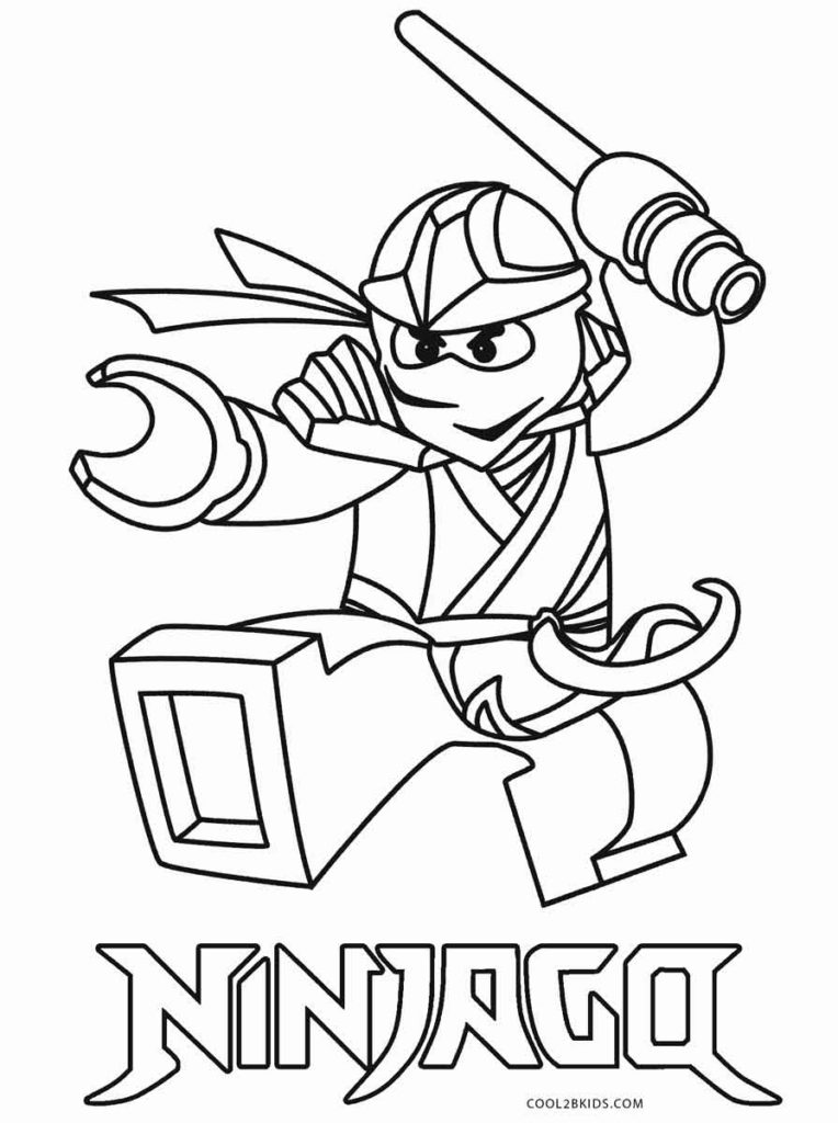 coloriage ninjago  coloriage a imprimer ninjago vert