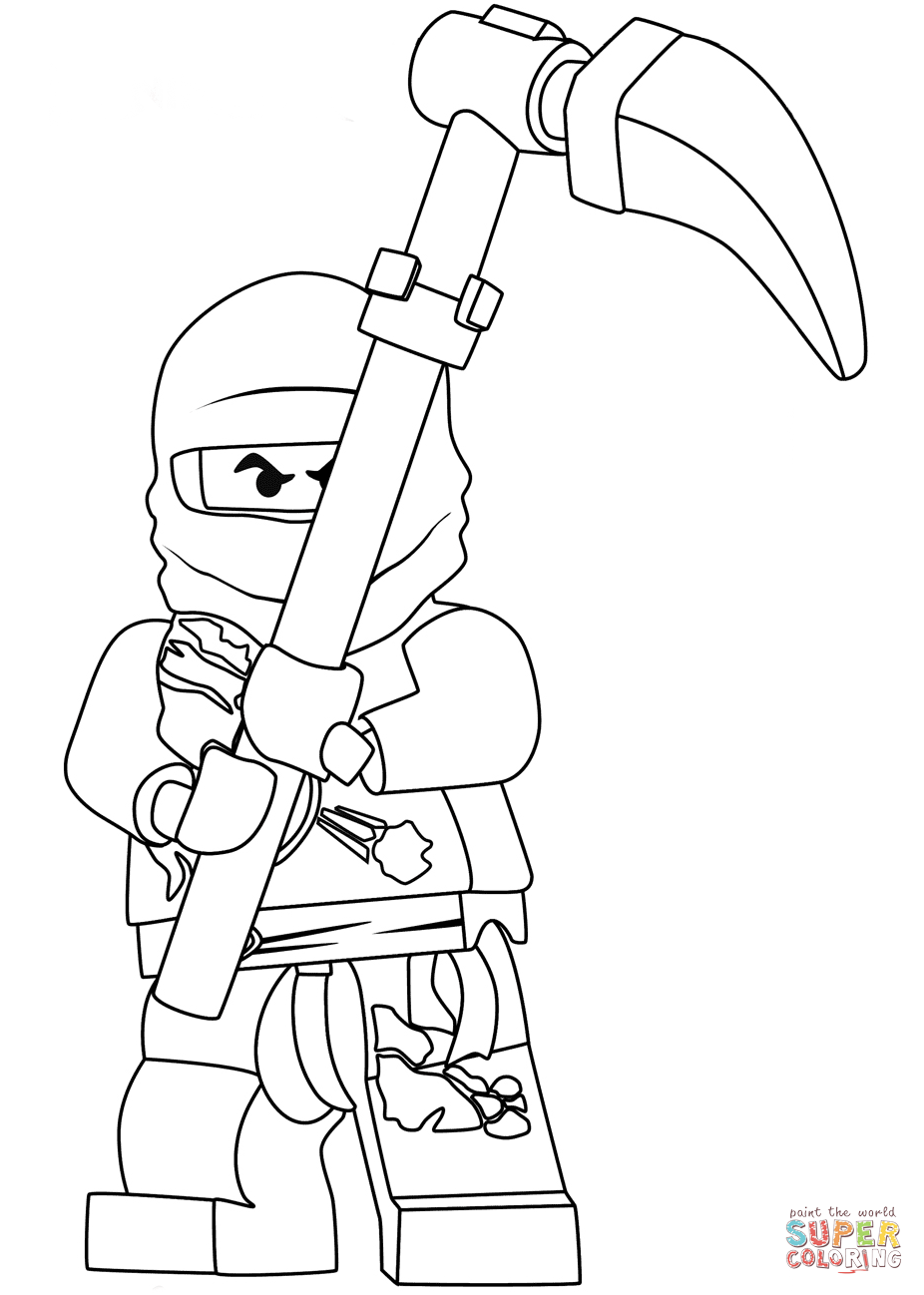 coloriage ninjago  dessin animé lego ninjago saison 11