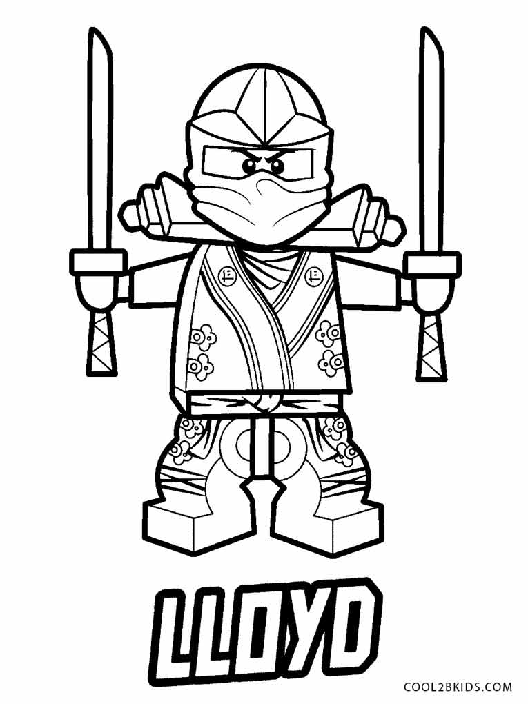 coloriage ninjago - coloriage ninjago lloyd