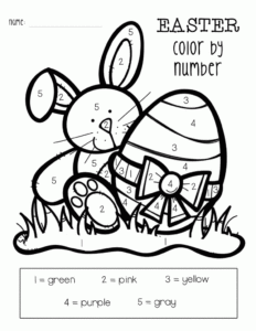coloriage magique paques maternelle de la catégorie coloriage paques