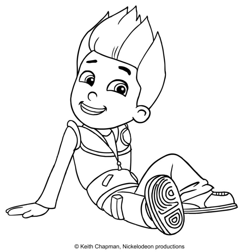 coloriage pat patrouille  coloriage pat patrouille avec ryder