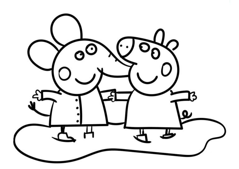 coloriage peppa pig gratuits à imprimer (Coloriages, Dessins et PDF