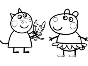 dessin peppa pig coloriage en ligne de la catégorie coloriage peppa pig