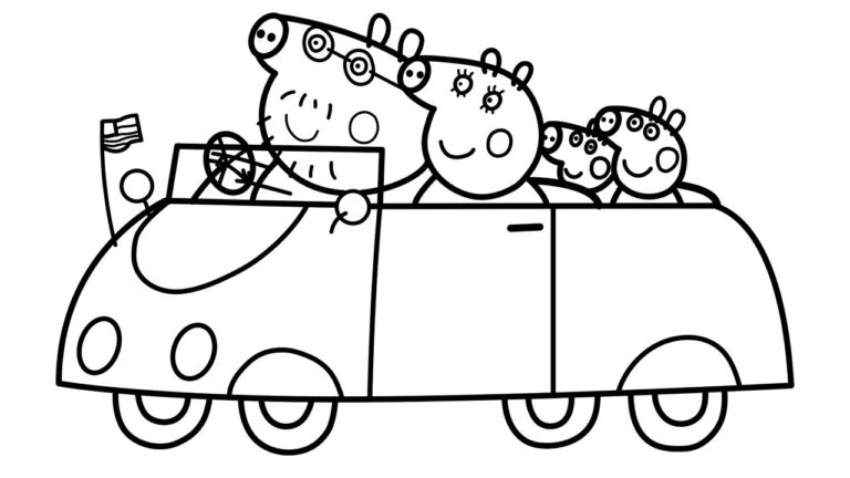 coloriage peppa pig gratuits à imprimer (Coloriages, Dessins et PDF