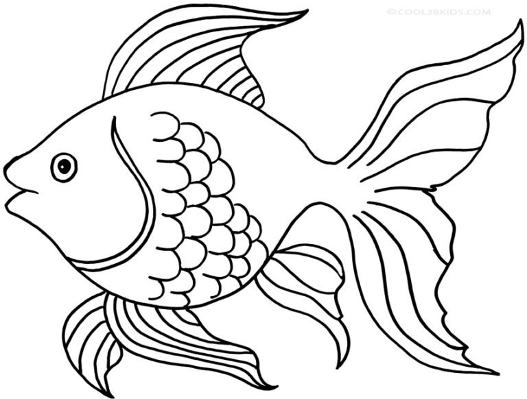 poisson arc en ciel coloriage – 123Dessins | Source #1 des Dessins