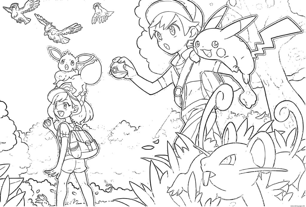 coloriage pokemon – 123Dessins | Source #1 des Dessins coloriage
