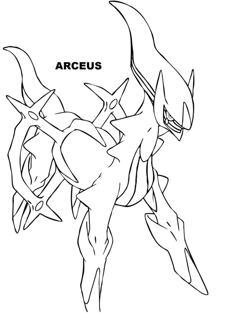 coloriage pokemon - coloriage pokemon arceus a imprimer gratuit