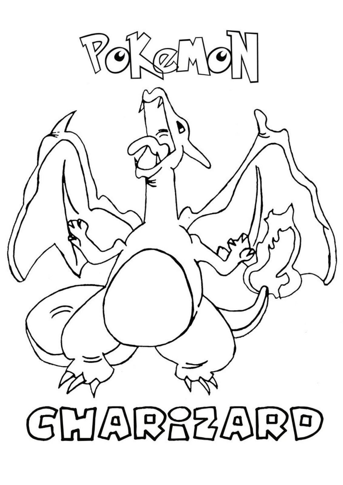 Coloriage Pokemon Coloriage Pokemon Dracaufeu Y