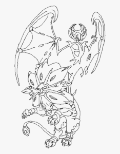 dessin pokemon solgaleo et lunala de la catégorie coloriage pokemon