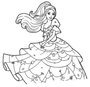 coloriage magique princesse à imprimer de la catégorie coloriage princesse