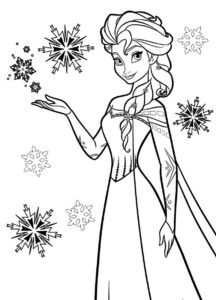 coloriage princesse disney reine des neiges de la catégorie coloriage princesse