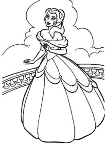 dessin princesse disney coloriage gratuit de la catégorie coloriage princesse disney