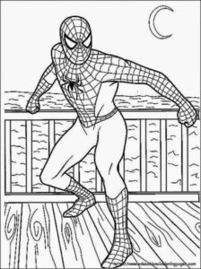 jeu coloriage en ligne spiderman de la catégorie coloriage spiderman