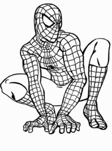 coloriage spiderman pdf de la catégorie coloriage spiderman