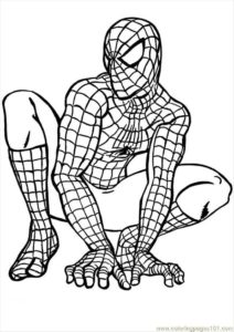 cahier de coloriage spiderman pdf de la catégorie coloriage spiderman