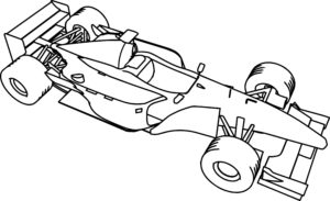 coloriage voiture de course formule 1 de la catégorie coloriage voiture